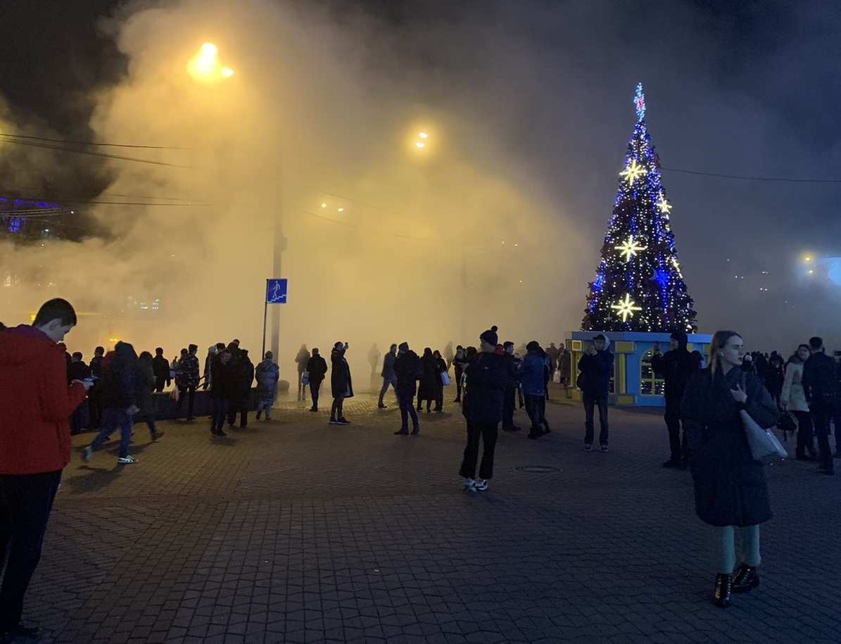 В Киеве кипятком залит ТРЦ Ocean Plaza