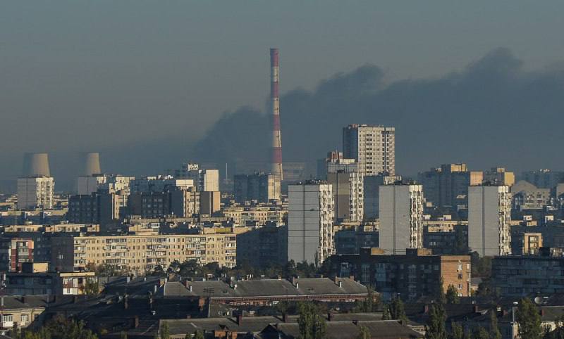 лівий берег Києва після обстрілів 18 жовтня