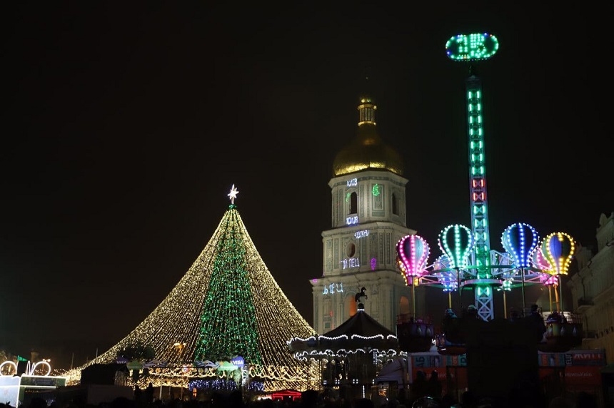 Новий рік на Софійській площі