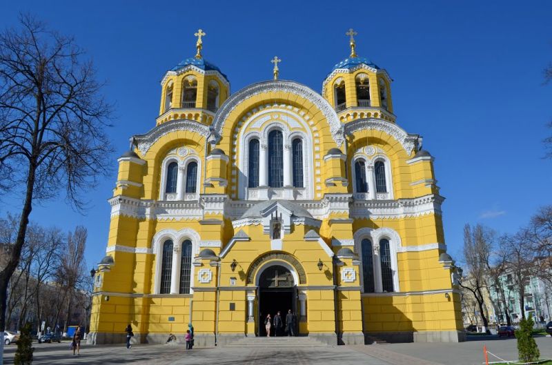 Пасха в Киеве - Свято-Владимирский кафедральный патриарший собор