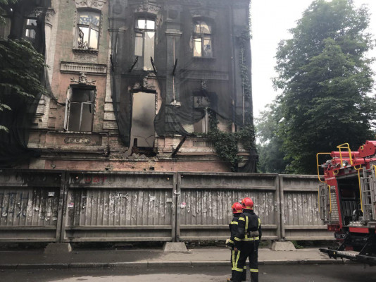 пожар в историческом здании