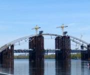 Будівництво Подільського мосту