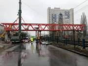 Пешеходный мост в Киеве
