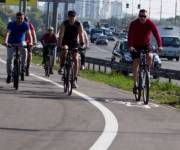 Велодорожка в Киеве