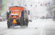 Снегопад в Киеве парализовал столицу утром 14 ноября