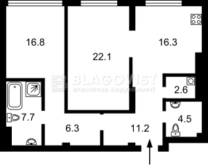 Квартира W-7369627, Бойчука Михайла (Кіквідзе), 41б, Київ - Фото 5