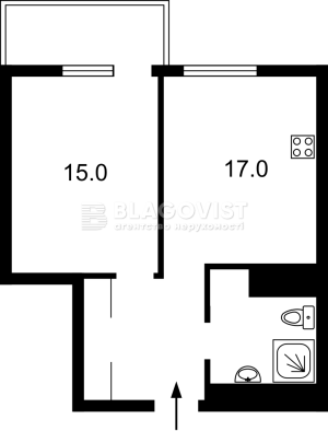 Квартира W-7369723, Верхогляда Андрія (Драгомирова Михайла), 15б, Київ - Фото 5
