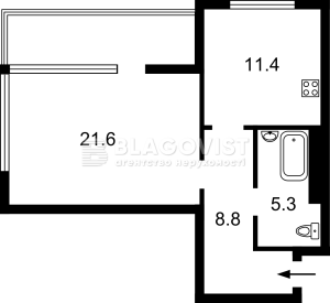 Квартира W-7369728, Верхогляда Андрея (Драгомирова Михаила), 19б, Киев - Фото 31