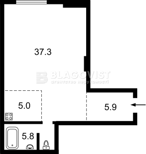 Квартира W-7369743, Верхогляда Андрія (Драгомирова Михайла), 14а, Київ - Фото 20