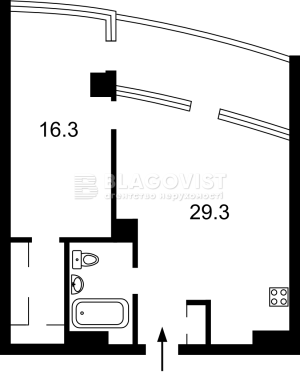 Квартира W-7369757, Иоанна Павла II (Лумумбы Патриса), 12, Киев - Фото 2