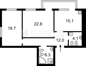 Квартира W-7369784, Лесі Українки бул., 7в, Київ - Фото 5
