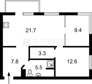 Квартира W-7369798, Джона Маккейна (Кудри Ивана), 1бб, Киев - Фото 3