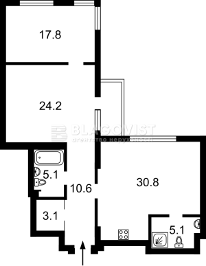 Квартира W-7369800, Предславинская, 42а, Киев - Фото 10