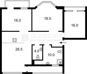 Квартира W-7376894, Воздвиженская, 9, Киев - Фото 3