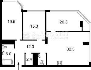 Квартира W-7378675, Антонова Авиаконструктора, 2б, Киев - Фото 5