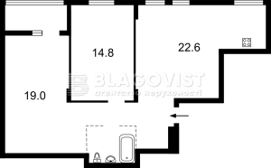 Квартира W-7394384, Салютная, 2, Киев - Фото 27