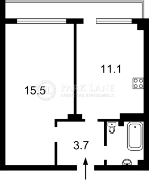 Квартира W-7381877, Кікабідзе Вахтанга (Булгакова), 12, Київ - Фото 13