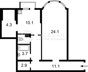 Квартира W-7447931, Харьковское шоссе, 19а, Киев - Фото 18