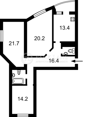 Квартира W-7452736, Миропольская, 39, Киев - Фото 19