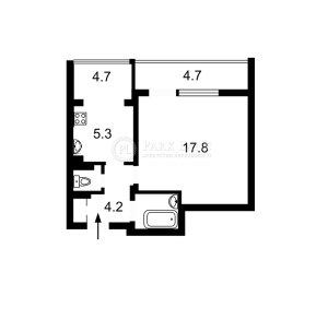 Квартира W-7383052, Дачная (Гарина Бориса), 51, Киев - Фото 1