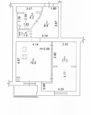 Квартира W-7383871, Л.Українки, 6, Софіївська Борщагівка - Фото 13
