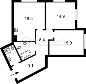 Квартира W-7375604, Дегтярівська, 25е, Київ - Фото 11
