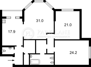 Квартира W-7353524, Тютюнника Василя (Барбюса Анрі), 5в, Київ - Фото 12