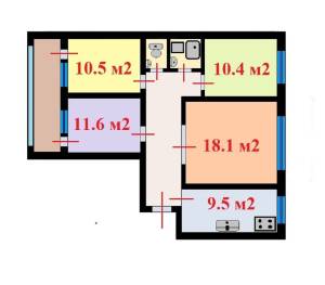Квартира W-7389363, Архипенко Александра (Мате Залки), 12/3, Киев - Фото 2