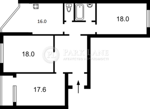 Квартира W-7239008, Драгоманова, 1к, Київ - Фото 9