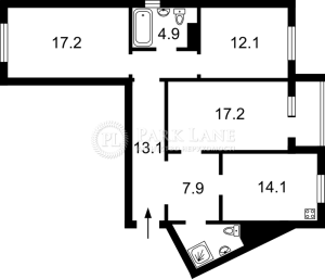 Квартира W-7240995, Драгоманова, 1б, Київ - Фото 11