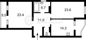 Квартира W-7241447, Драгоманова, 1а, Киев - Фото 14