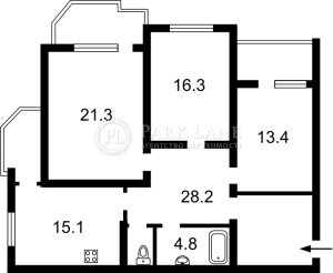 Квартира W-7261227, Ахматовой, 3, Киев - Фото 13