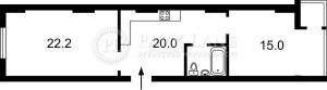 Квартира W-7345205, Кирило-Мефодіївська, 2, Київ - Фото 2