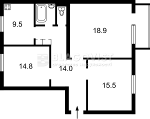 Квартира W-7428655, Генерала Алмазова (Кутузова), 14, Киев - Фото 7