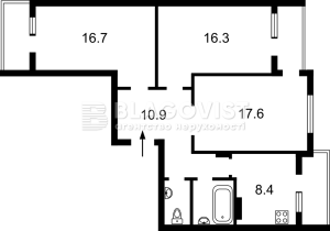 Квартира W-7428678, Драгоманова, 6/1, Київ - Фото 15