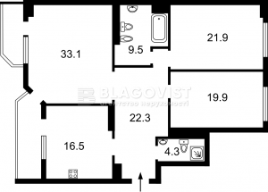 Квартира W-7297577, Мокрая (Кудряшова), 16, Киев - Фото 3