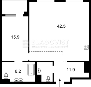 Квартира W-7345442, Федорова Івана, 2а, Київ - Фото 8