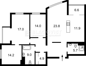 Квартира W-7349217, Никольско-Слободская, 3а, Киев - Фото 4