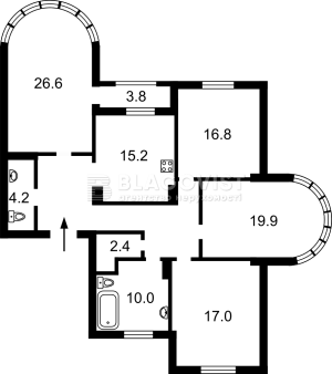Квартира W-7356509, Дмитриевская, 69, Киев - Фото 2