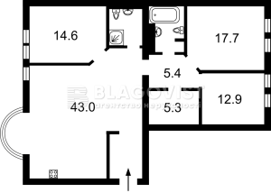 Квартира W-7423999, Чорновола Вячеслава, 25, Київ - Фото 3