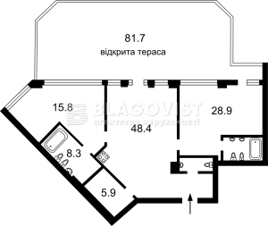 Квартира W-7424677, Владимирская, 49а, Киев - Фото 4