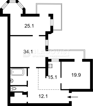 Квартира W-7434133, Хрещатик, 15, Київ - Фото 8