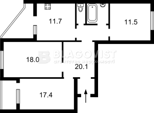 Квартира W-7449849, Лукьяненко Левка (Тимошенко Маршала), 15г, Киев - Фото 2