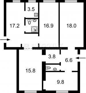  Офіс, W-7285134, Банкова, 3, Київ - Фото 2