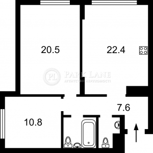 Квартира W-7308327, Сверстюка Евгения (Расковой Марины), 6е, Киев - Фото 2