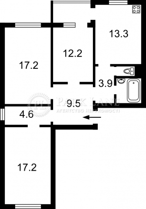 Квартира W-7311738, Ахматовой, 37, Киев - Фото 5