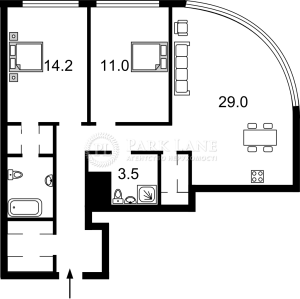 Квартира W-7311744, Ужгородский пер., 4-1, Киев - Фото 2