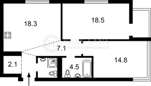 Квартира W-7311803, Олеся Олександра, 5, Київ - Фото 2