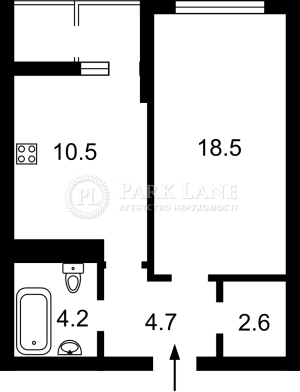 Квартира W-7329109, Бендукідзе Кахи (Підвисоцького), 2, Київ - Фото 3