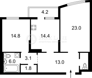 Квартира W-7332422, Голосеевская, 13, Киев - Фото 3